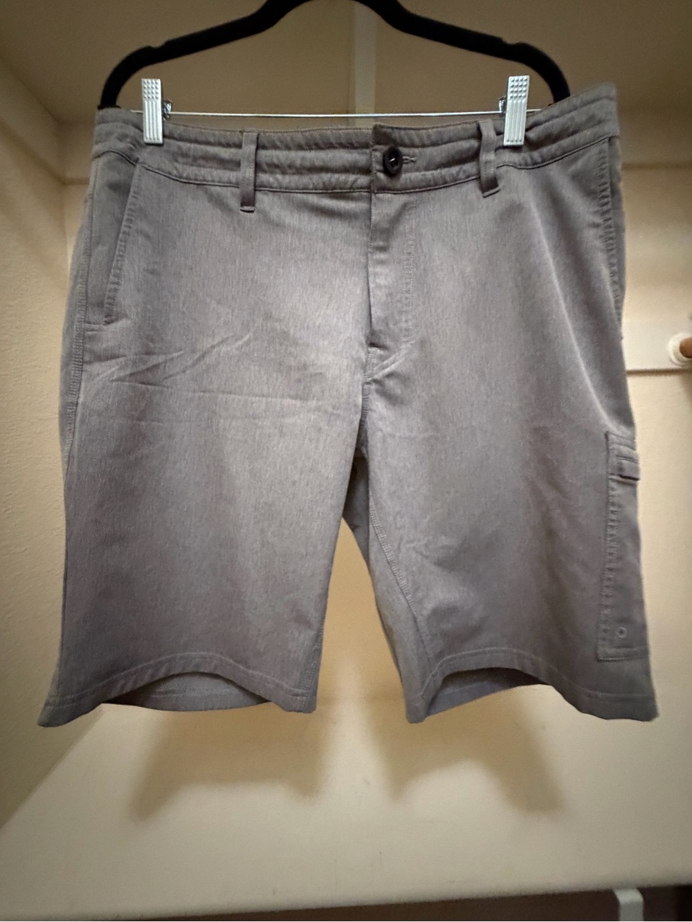 O'Neill Men's Gray Hybrid Cargo Shorts